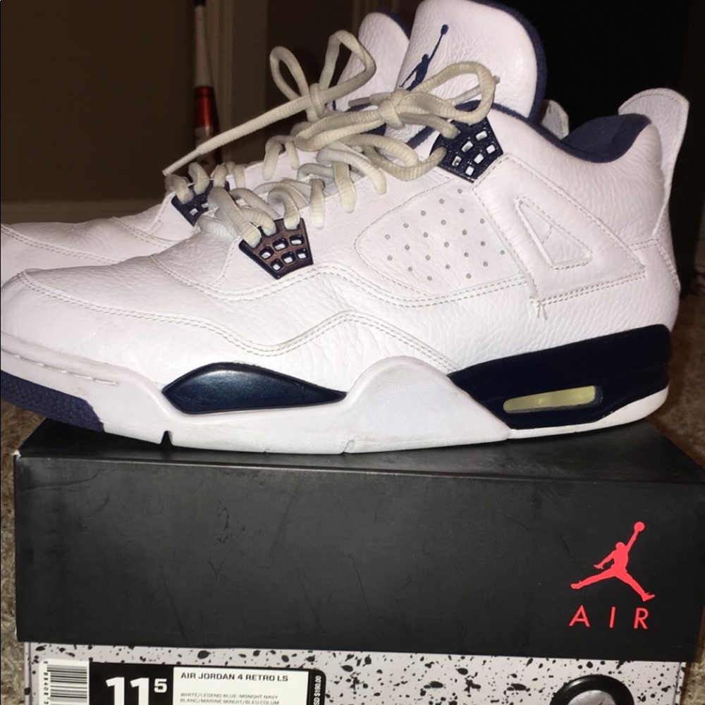 Jordan 4 Columbia Legend Blue midnight navy
